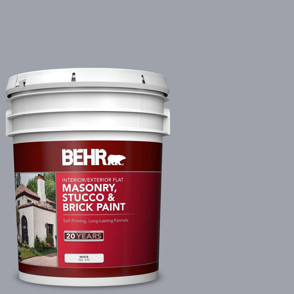 5 gal. #N510-4 Supernova Flat Interior/Exterior Masonry, Stucco and Brick P