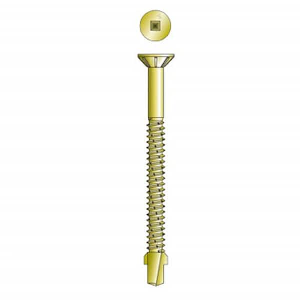 L Coated Metallic Simpson Strong-Tie Framing Screws Star Serrated 3 in
