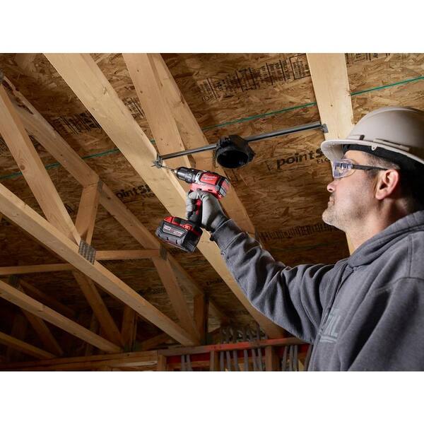 Milwaukee - M18 18-Volt Lithium-Ion Brushless Cordless 1/2 in. Compact Hammer Drill (Tool-Only)