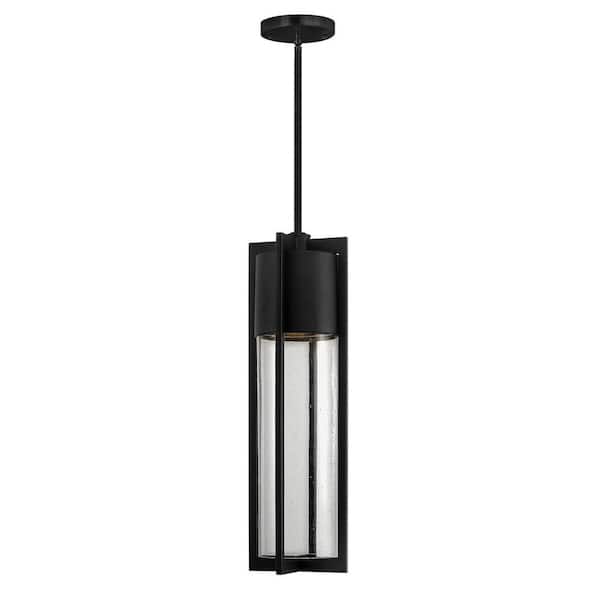 HINKLEY Shelter Medium 1-Light Black Outdoor Hanging Lantern