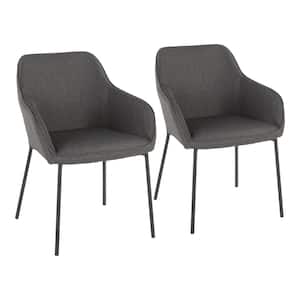 Daniella Charcoal Dining Chair (Set of 2)