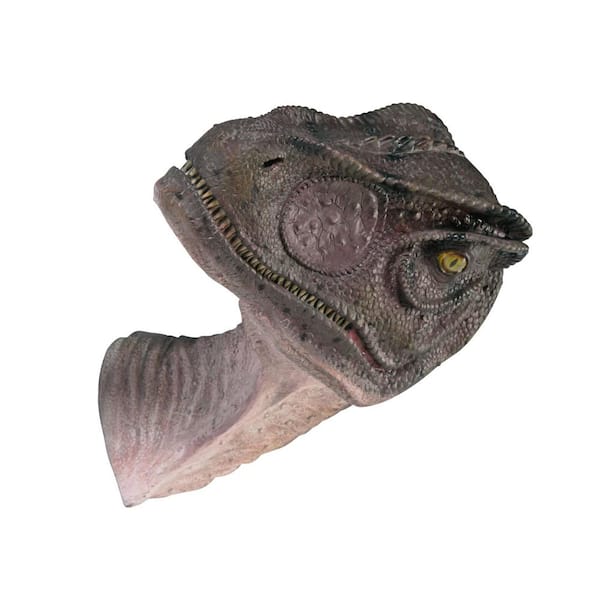 Design Toscano 13 in. H Polyresin Giant Allosaurus Mouth Trophy Wall Sculpture
