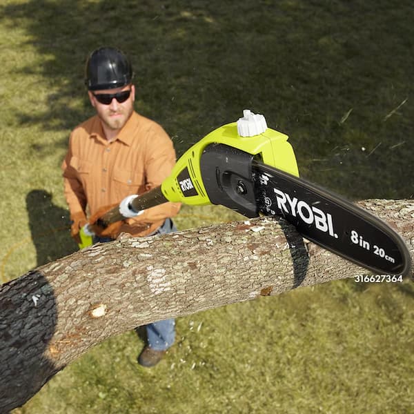 RYOBI 8 in. 6 Amp Pole Saw RY43160A - The Home Depot