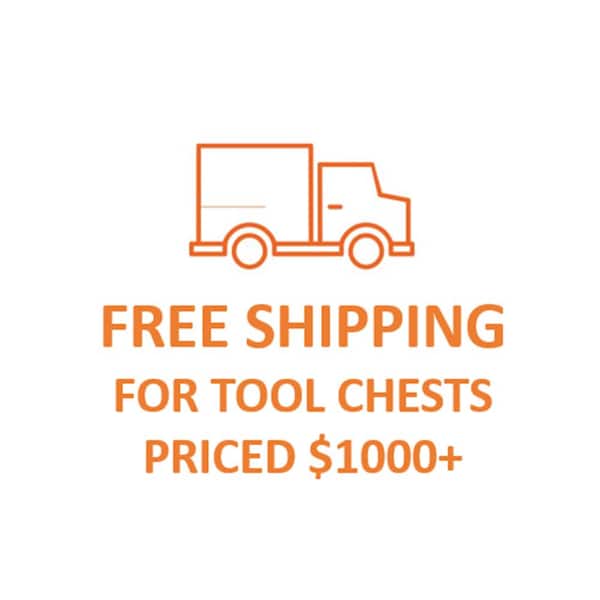 60 in. W x 24 in. L x 28 in. H, Steel Jobsite Tool Storage Chest with Lock