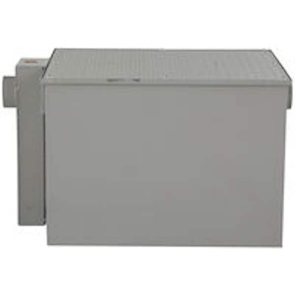 Zurn 28 in. x 22 in. Steel Grease Trap with 4 in. no-hub inlet