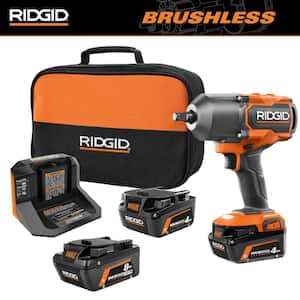 18V Brushless Cordless 4-Mode 1/2 in. High-Torque Impact Wrench Kit w/ (2) 4.0 Ah Batteries, Charger, & 8.0 Ah Battery