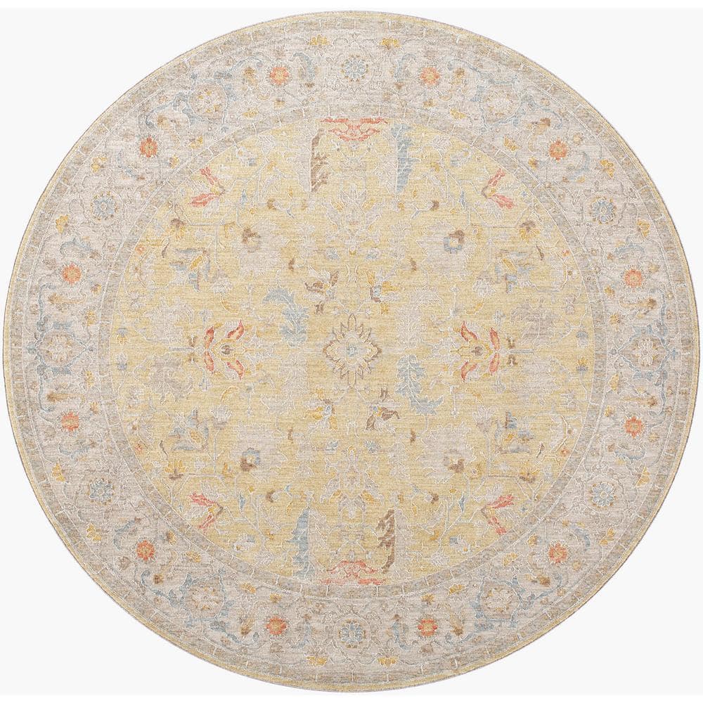 Avant Garde Olive AVT-2374 8 ft. Round Machine Woven Rug price history on PriceWatchPro