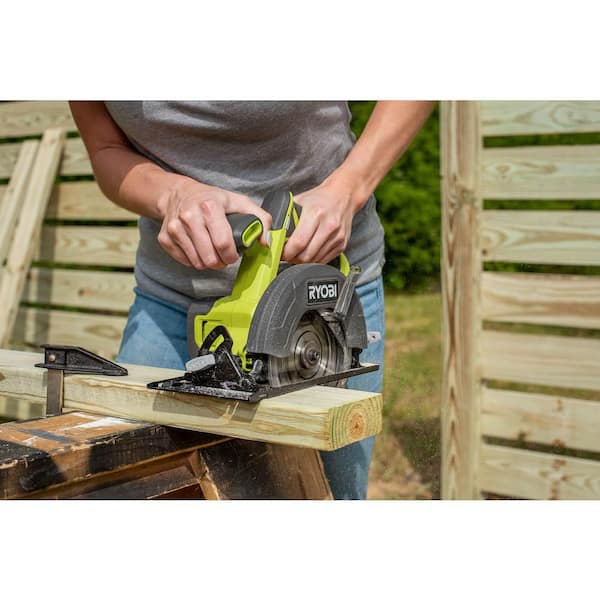 RYOBI - ONE+ 18V Cordless 5 1/2 in. Circular Saw with 2.0 Ah Lithium-Ion HIGH PERFORMANCE Battery