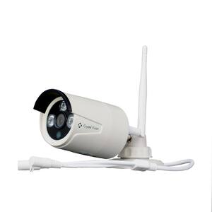 Wireless 720P Outdoor Bullet Security Camera Add-On/Replacement (Button Type)