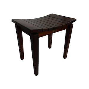 Sojourn 20 in. Contemporary Teak Eastern Style Shower Bench