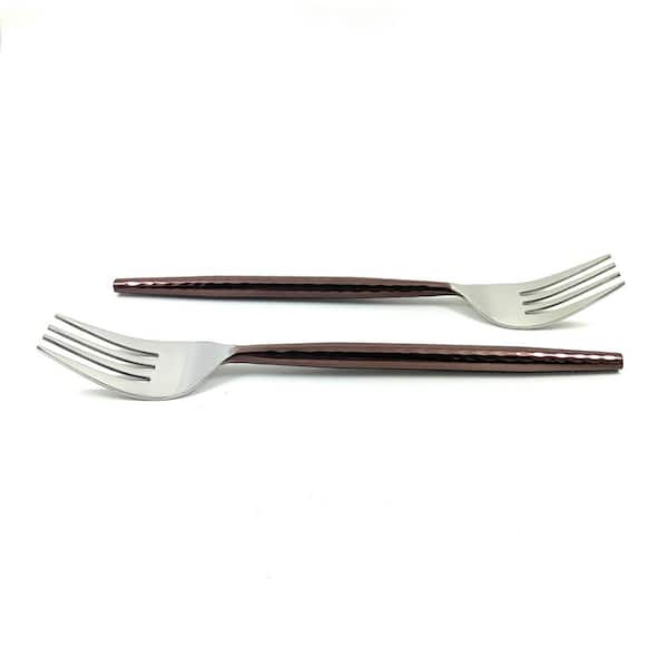 Vibhsa Stainless Steel 18/0 Salad Appetizer Forks Set of 6-Pieces