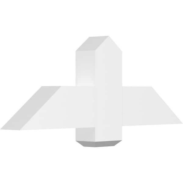 Ekena Millwork Eugene 36 in. W x 13.5 in. H x 4 in. D Signature Polyurethane Bracket