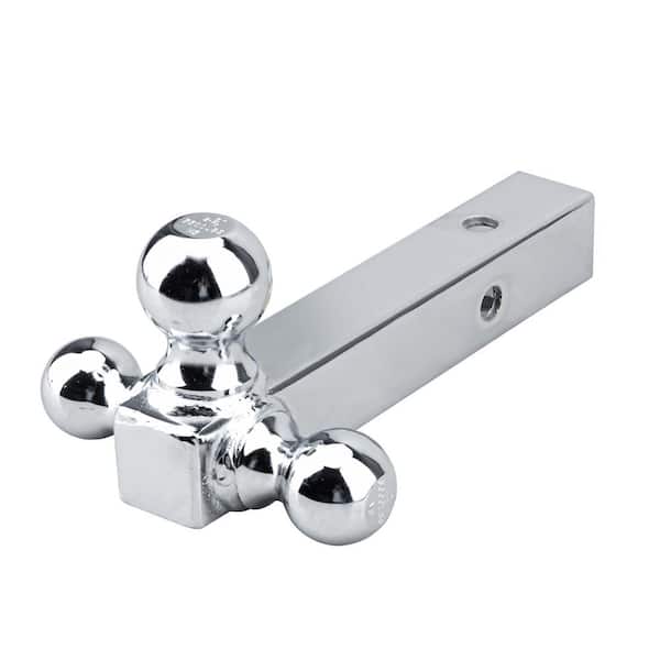 BRIDGELAND 1-7/8 in., 2 in., 2-5/16 in. Chrome Adjustable Tri-Ball Hitch