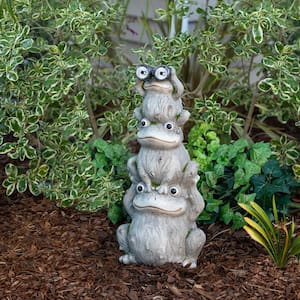 Goodeco 12.5 in. x 10 in. Original Zen Yoga Frog Figurine Outdoor Statue,Garden  Decor Sculptures,Unique Gift idea LD6010 - The Home Depot