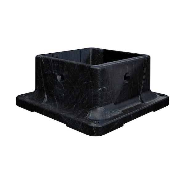 4 in. x 4 in. Plastic Post Anchor