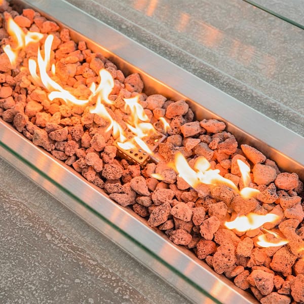 Figarro ft.Peven Everett Caramel 〜12ハウス Elementi Perth Ethanol Fire Pit Space Grey, 40 x 40 Inches