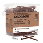#10 2-1/2 in. Star Pan-Head Composite Deck Screws 5 lbs.-Box (375-Piece)