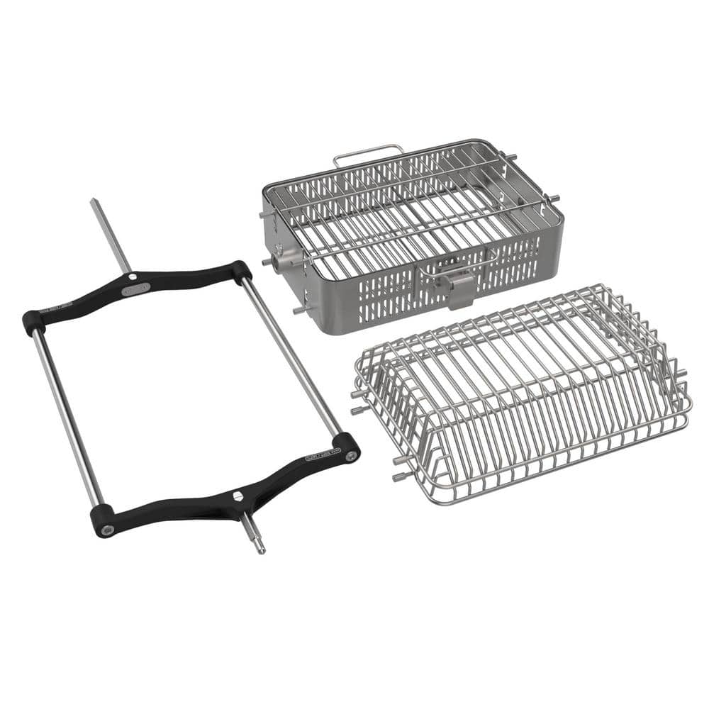 Kamado Joe JoeTisserie Basket Kit Attachment For Classic Joe And Big kamado-joe-joetisserie-basket-kit-attachment-for-classic-joe-and-big