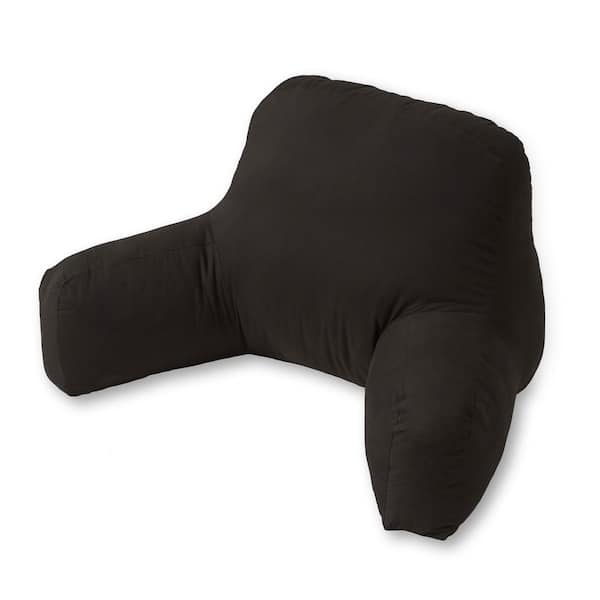 Greendale Home Fashions Bed Rest Pillow - Cotton Duck - Black
