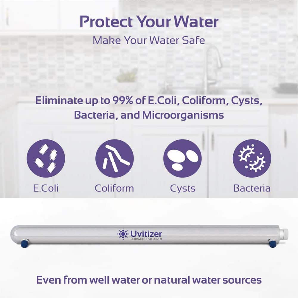 Uvitizer Ultraviolet UV Light Bulb Whole House Water Filter System