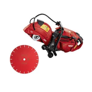 14 in. DSH 700X 70CC Hand-Held Concrete Gas Saw with SPX Metal Cutting Blade