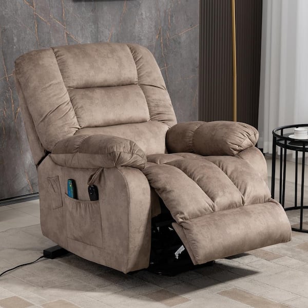 aisword Power Lift Recliner Chair for Elderly- Heavy Duty and Safety Motion  Reclining Mechanism-Fabric Sofa - Camel W5473PBH1697 - The Home Depot