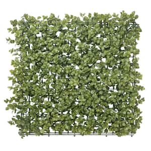 20 in. x 20 in. Green Emerald Artificial Hedge Greenery Panels (6-Piece)