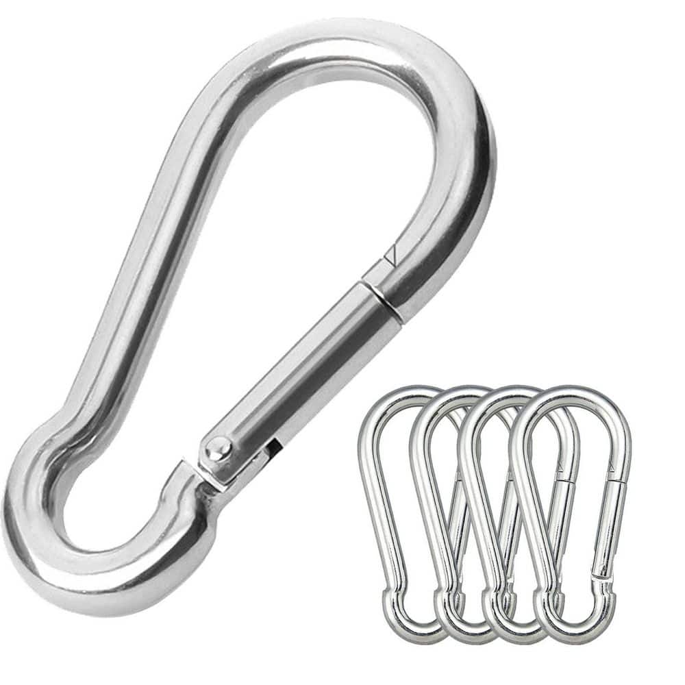 Augbeer 3.15 in. Stainless Steel Heavy-Duty Large Climbing Buckle