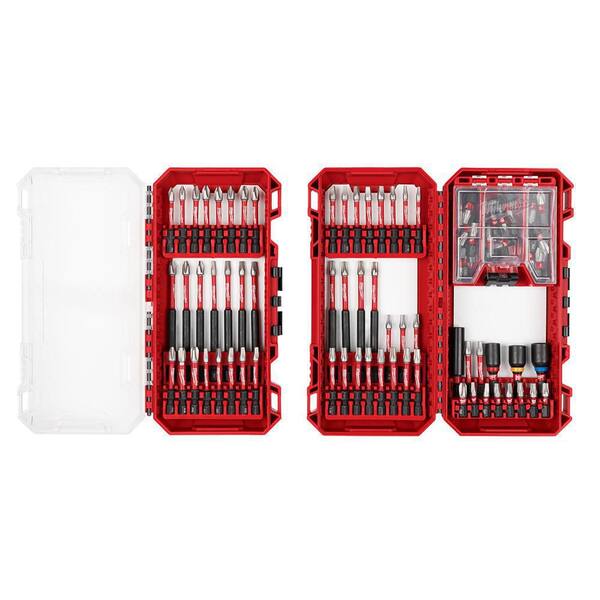 Milwaukee SHOCKWAVE Impact Duty Alloy Steel Screw Driver Bit Set 145 Piece 48 32 5150 48 32 4023