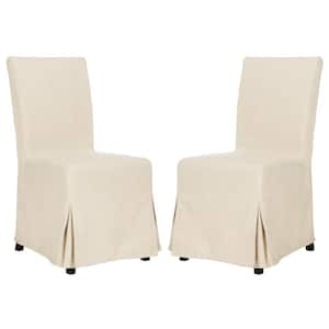 Suzie Slipcover Dining Chair in Beige