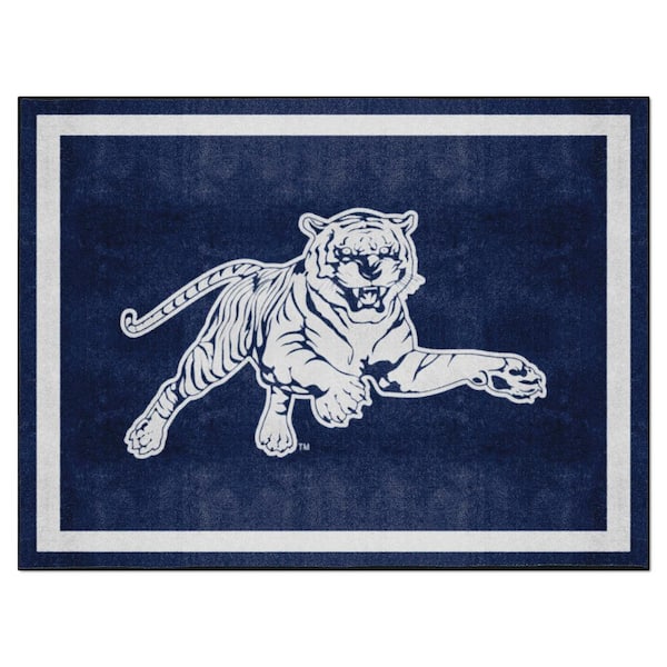 FANMATS Jackson State TigersNavy 8ft. x 10 ft. Plush Area Rug