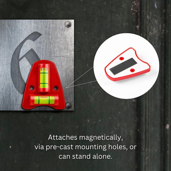 Kapro Magnetic Cross Level 242-08 - The Home Depot