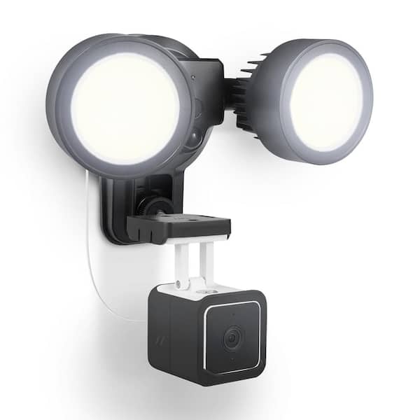 Wasserstein 3-in-1 Wired Floodlight for Wyze Cam V3 with Charger and Mount Black (Camera Not Included)