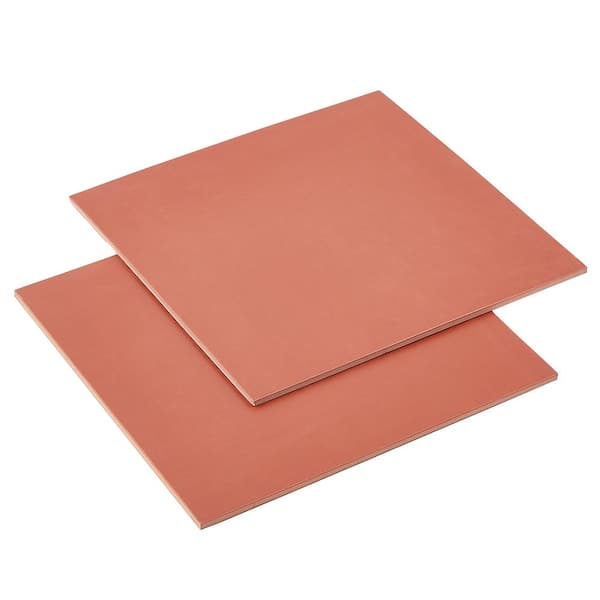 Everbilt 6 in. x 6 in. x 1/8 in. Rubber-Packaging Sheets (2-Pack)