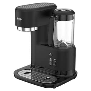 2-Cup Black Single-Serve Iced and Hot Coffee Maker and Blender with 2 Tumblers