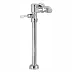 Manual FloWise 1.28 GPF Exposed Toilet Flush Valve in Polished Chrome for 1.5 in. Top Spud Bowls