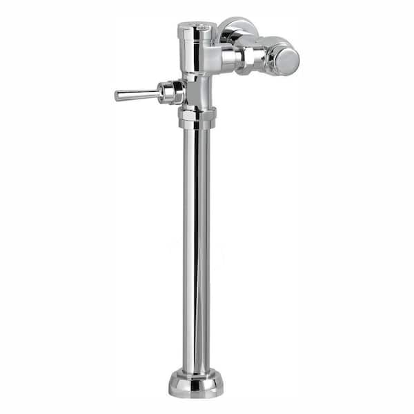 American Standard Manual FloWise 1.28 GPF Exposed Toilet Flush Valve in Polished Chrome for 1.5 in. Top Spud Bowls