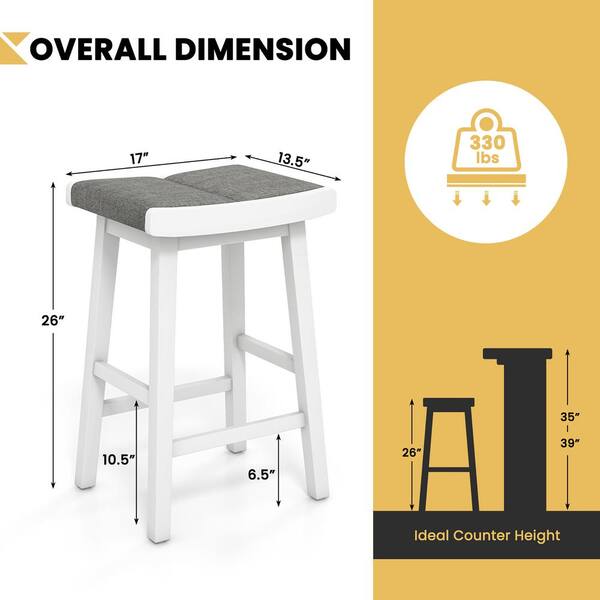 26 inch online saddle bar stools