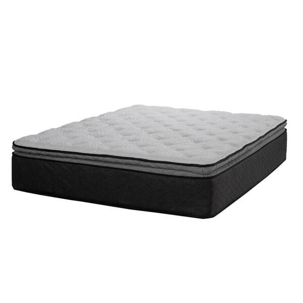 HomeRoots Amelia 13.5 in. Plush Innerspring Pillow Top Twin XL Mattress