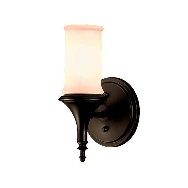 Eurofase Georgina Collection 1-Light Oil-Rubbed Bronze Wall Sconce-DISCONTINUED