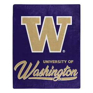 NCAA Multi-Color Washington Signature Raschel Throw