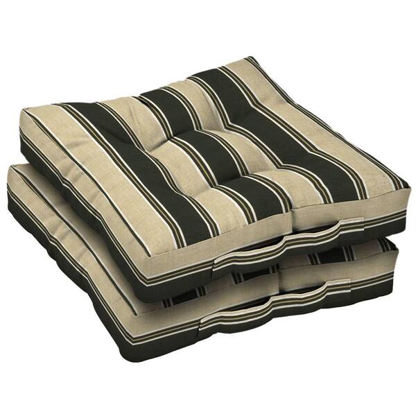 Arden Twilight Stripe Deck Cushion (Set Of 2)-DISCONTINUED