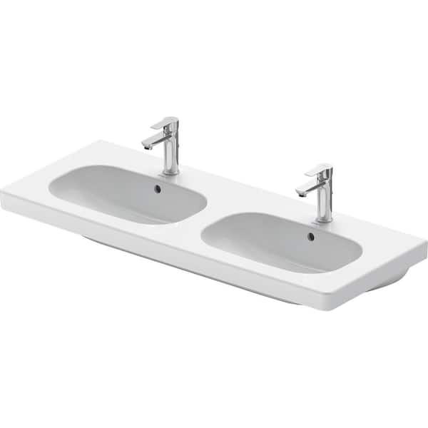 Duravit 19.25 in. W x 47.25 in. D Ceramic Vanity Top in White