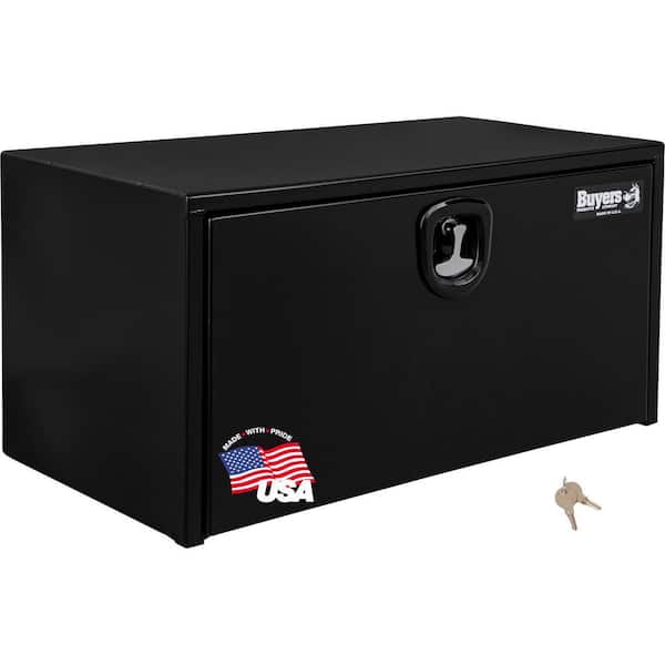 BUYERS PRODUCTS 24 in. x 24 in. x 30 in. Matte Black Textured Steel Underbody Truck Tool Box