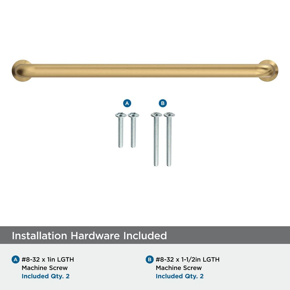 Champagne Bronze 6-5/16 Inch Modern Cabinet Bar Pull