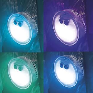 PureSpa Battery Powered Multi-Colored LED Light for Bubble Spa Hot Tub