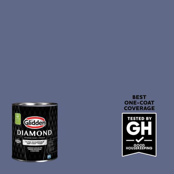 Glidden Diamond 1 qt. #PPG1168-6 Grape Haze Eggshell Interior Paint with Primer