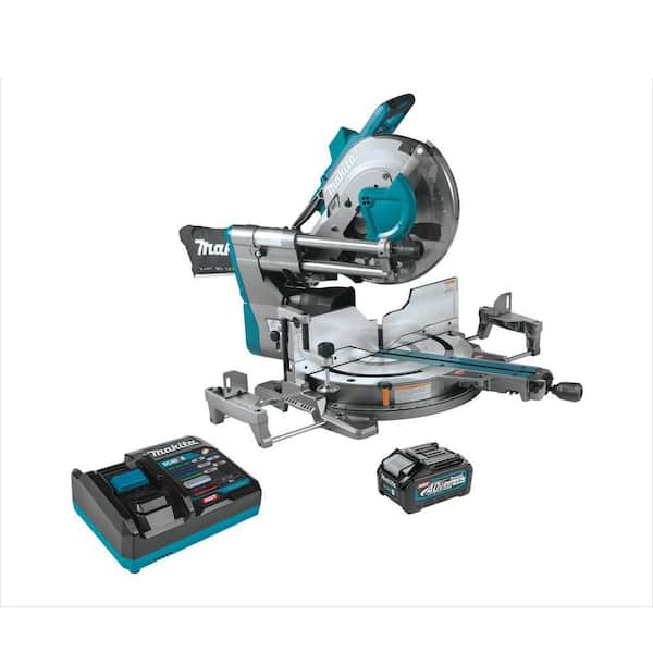 40V max XGT Brushless Cordless 12 in. Dual-Bevel Sliding Compound Miter Saw Kit, AWS Capable (4.0Ah)
