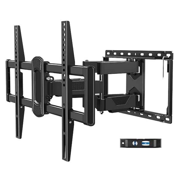 Retractable Full Motion Wall Mount for 42 in. - 84 in. TVs Swivel Tilt Articulating Arm Universal Design