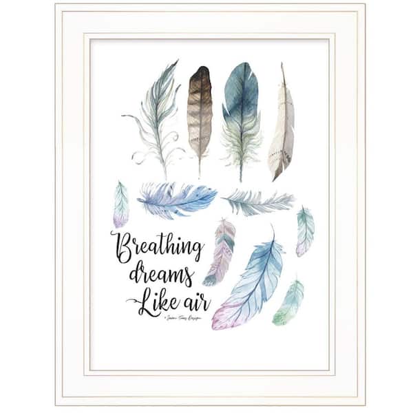 Charlie Breathing Dreams Like Air 1-Piece Framed Wall Art 19 in. x 15 in.